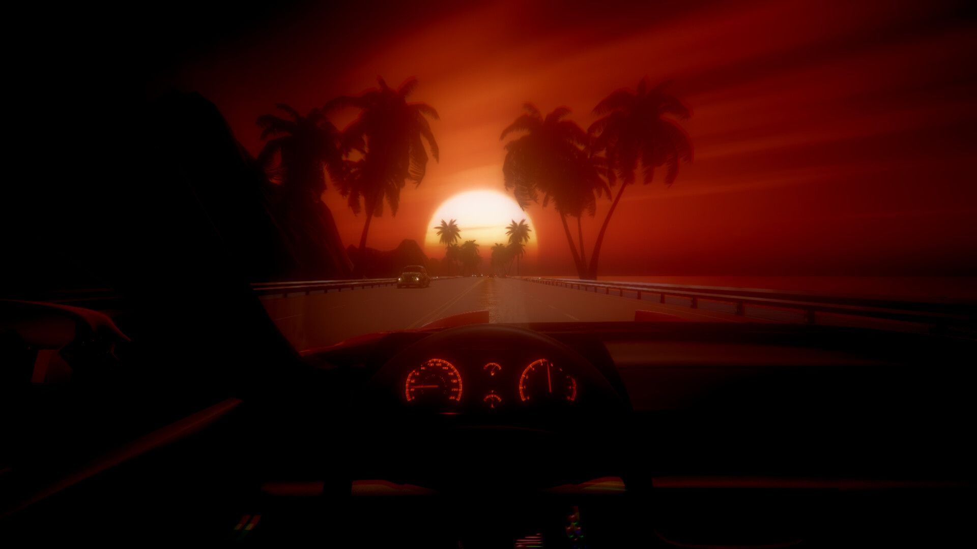 Synthwave Driver Screenshot 2