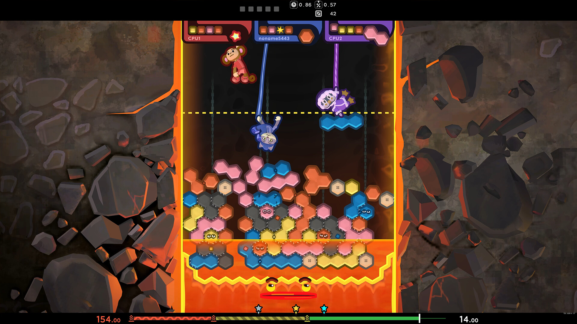 TopplePOP: Bungee Blockbusters Screenshot 4