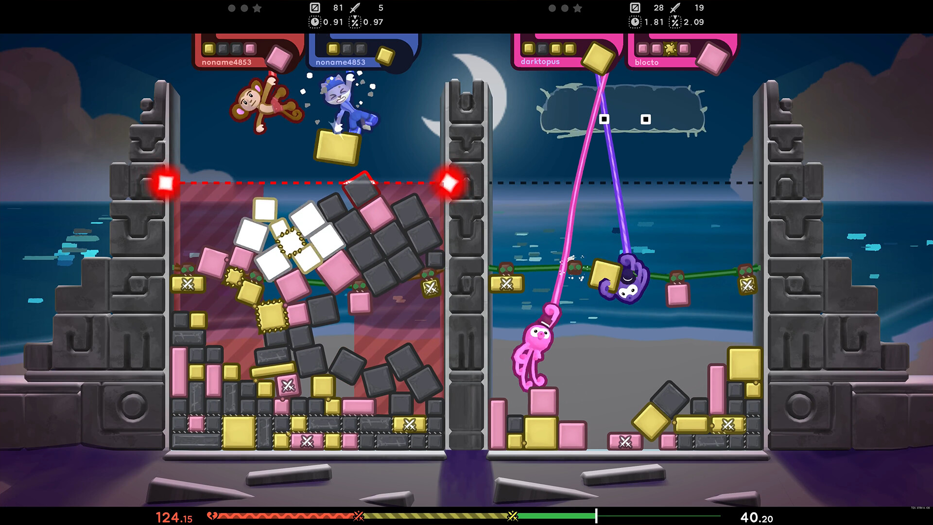 TopplePOP: Bungee Blockbusters Screenshot 18