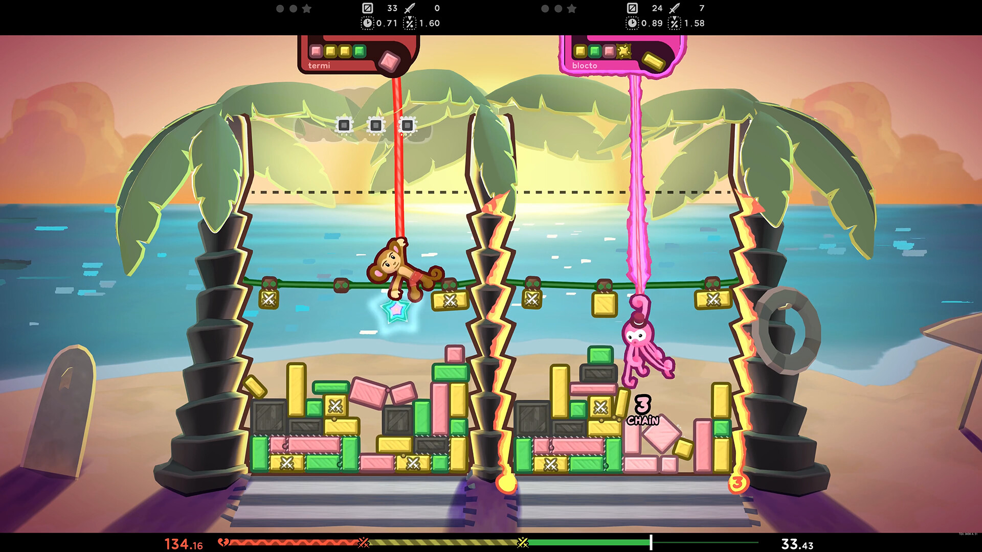 TopplePOP: Bungee Blockbusters Screenshot 10