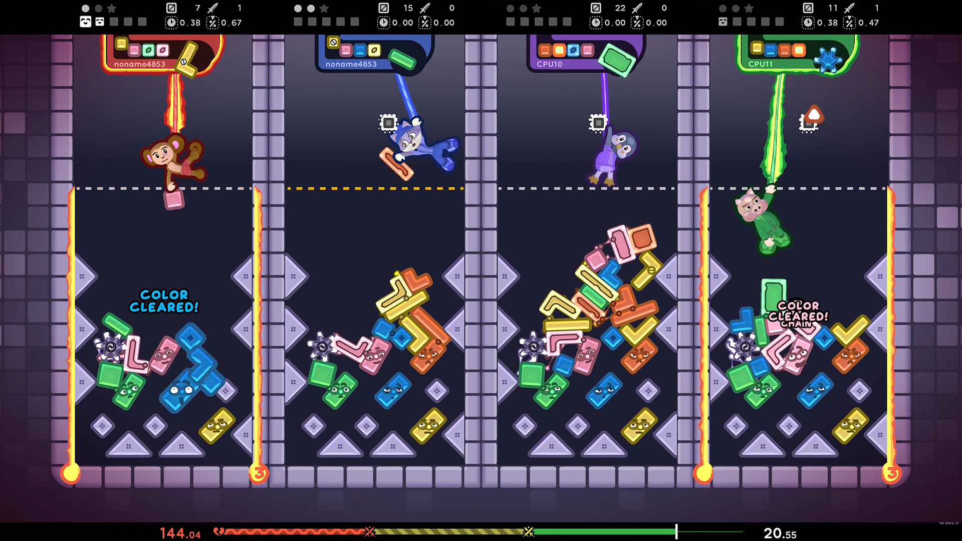 TopplePOP: Bungee Blockbusters Screenshot 9