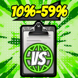 10%-59% Sparring match History icon