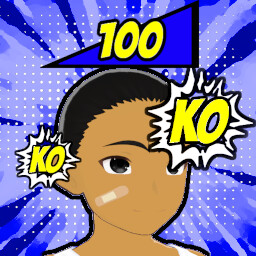 100 wins by KO with Cocama icon