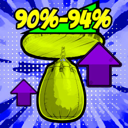 Speed Bag 90%-94% Efficiency icon
