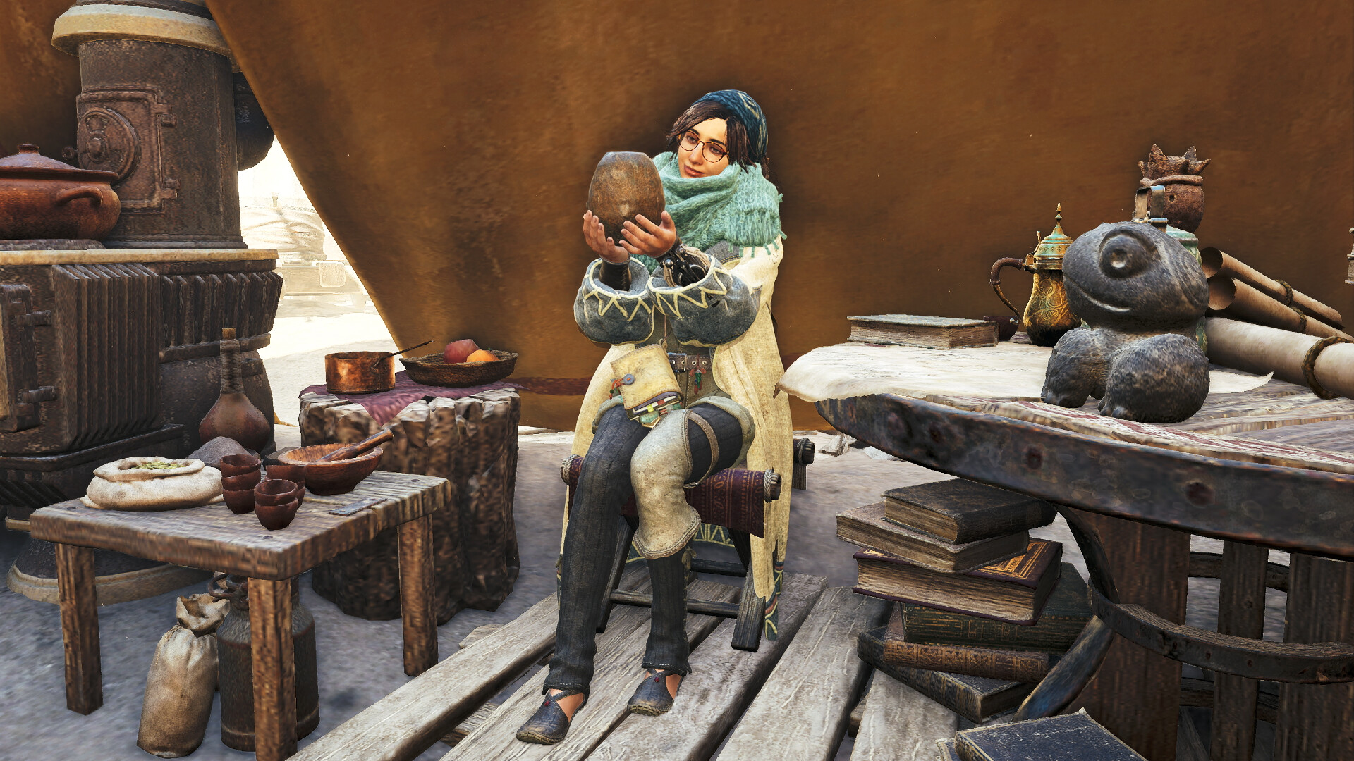 Monster Hunter Wilds - Alma Outfit: Scrivener's Coat Screenshot 0