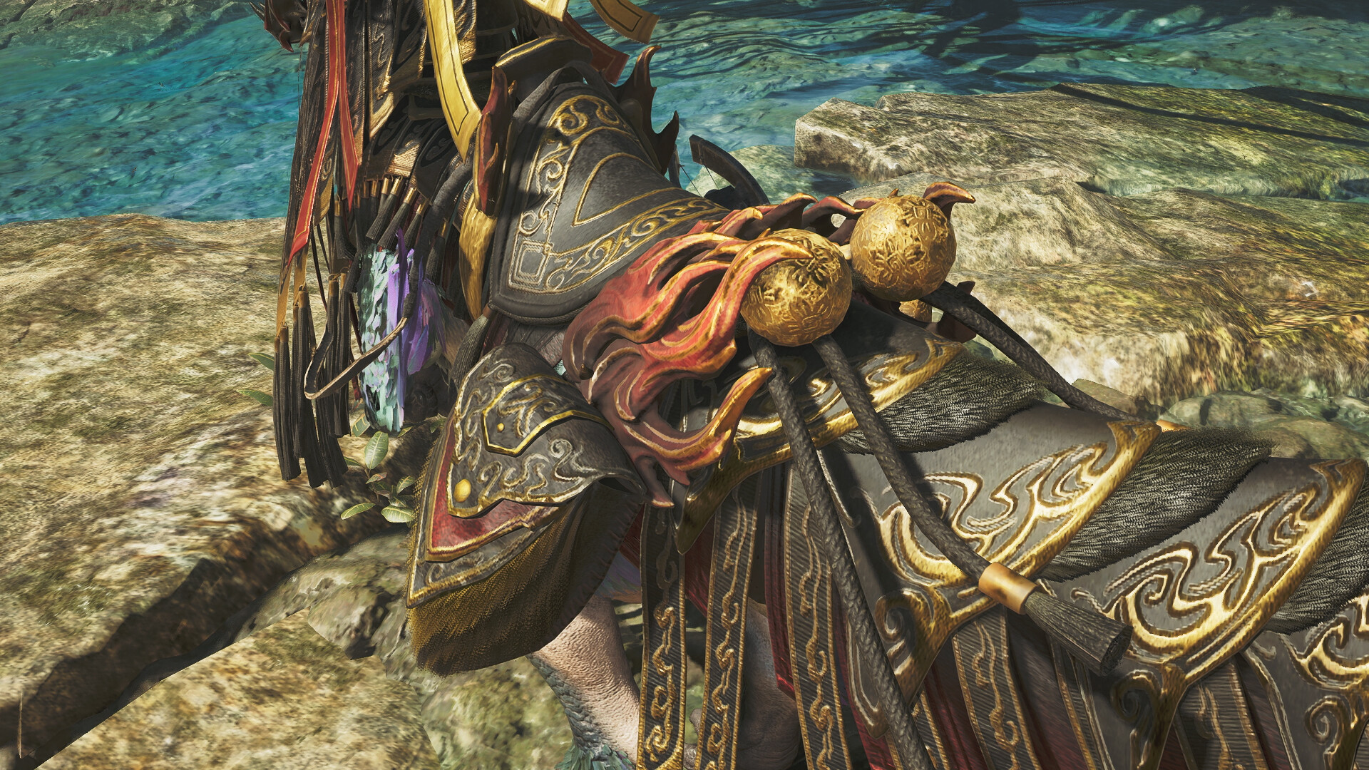 Monster Hunter Wilds - Seikret Decoration: Majestic Dragon's Caparison Screenshot 1