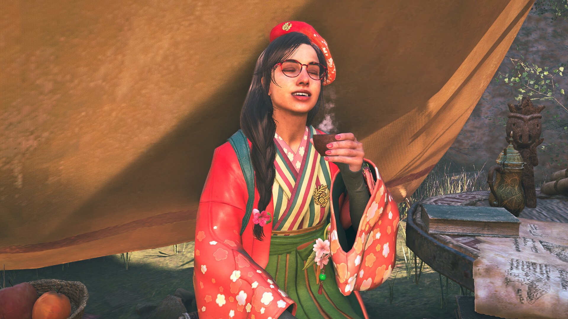 Monster Hunter Wilds - Alma Outfit: Spring Blossom Kimono Screenshot 2