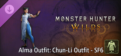 Monster Hunter Wilds - Alma Outfit: Chun-Li Outfit - SF6