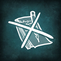 Integrity over fame icon