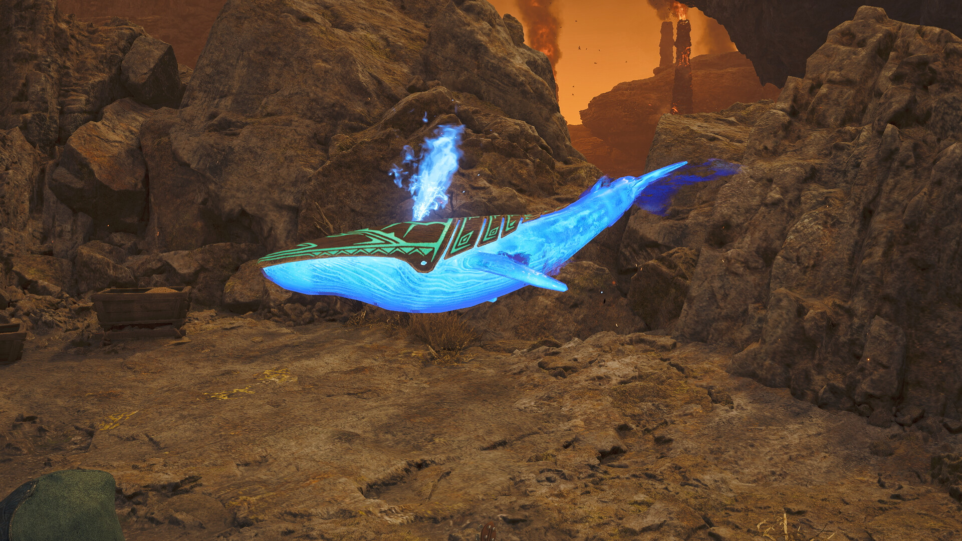 Monster Hunter Wilds - Pendant: Blue Flamefete Spirit Screenshot 0