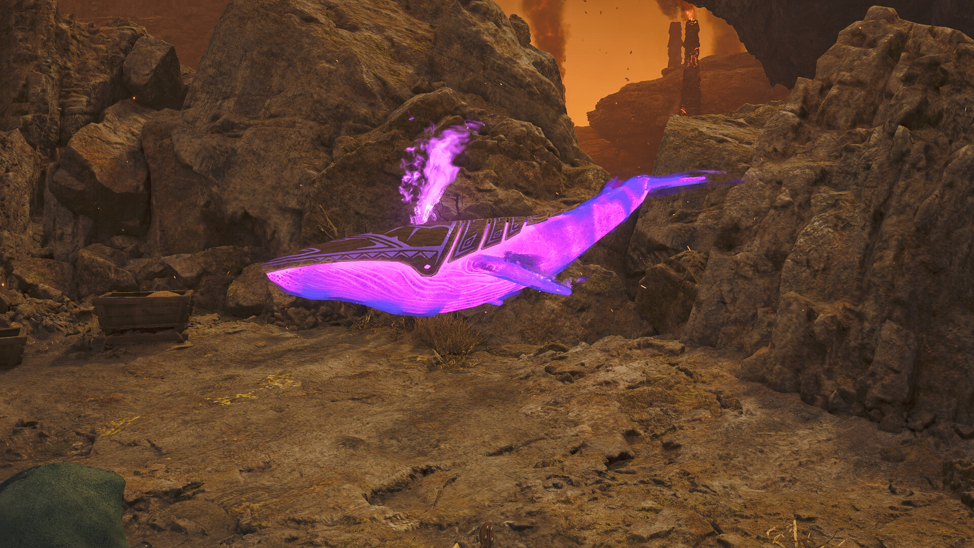 Monster Hunter Wilds - Pendant: Violet Flamefete Spirit Screenshot 0