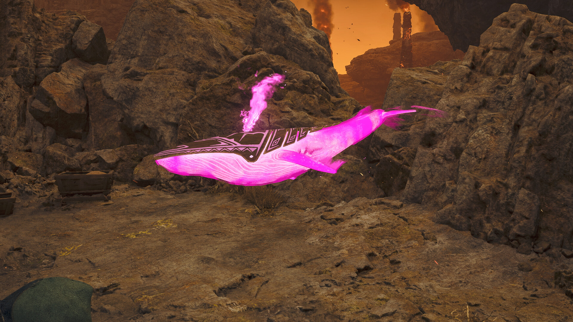 Monster Hunter Wilds - Pendant: Pink Flamefete Spirit Screenshot 0