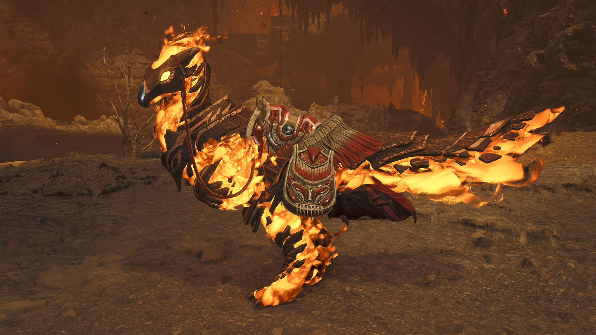 Monster Hunter Wilds - Seikret Decoration: Phoenix Caparison Screenshot 0