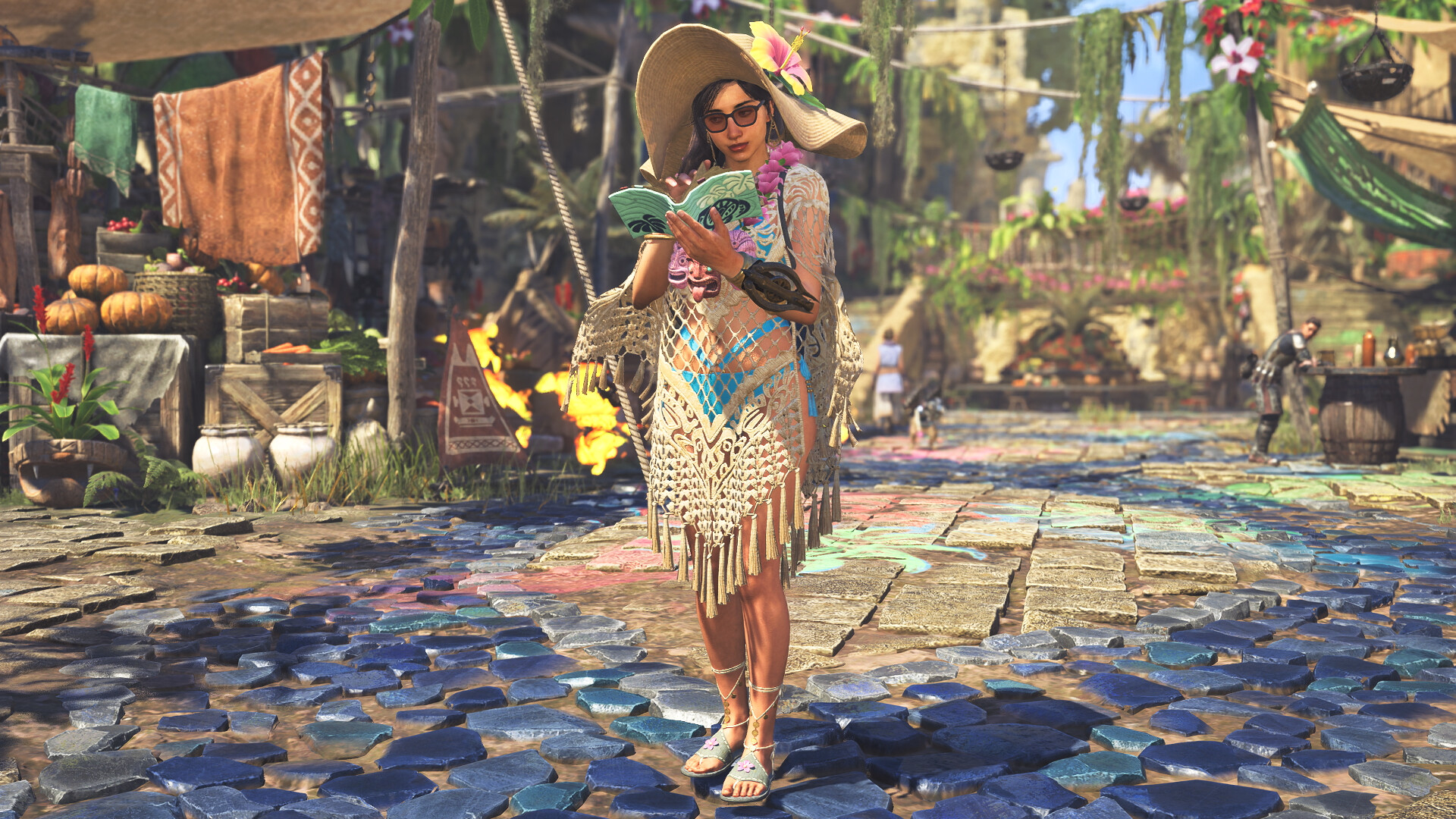 Monster Hunter Wilds - Alma Outfit: Summer Poncho Screenshot 2