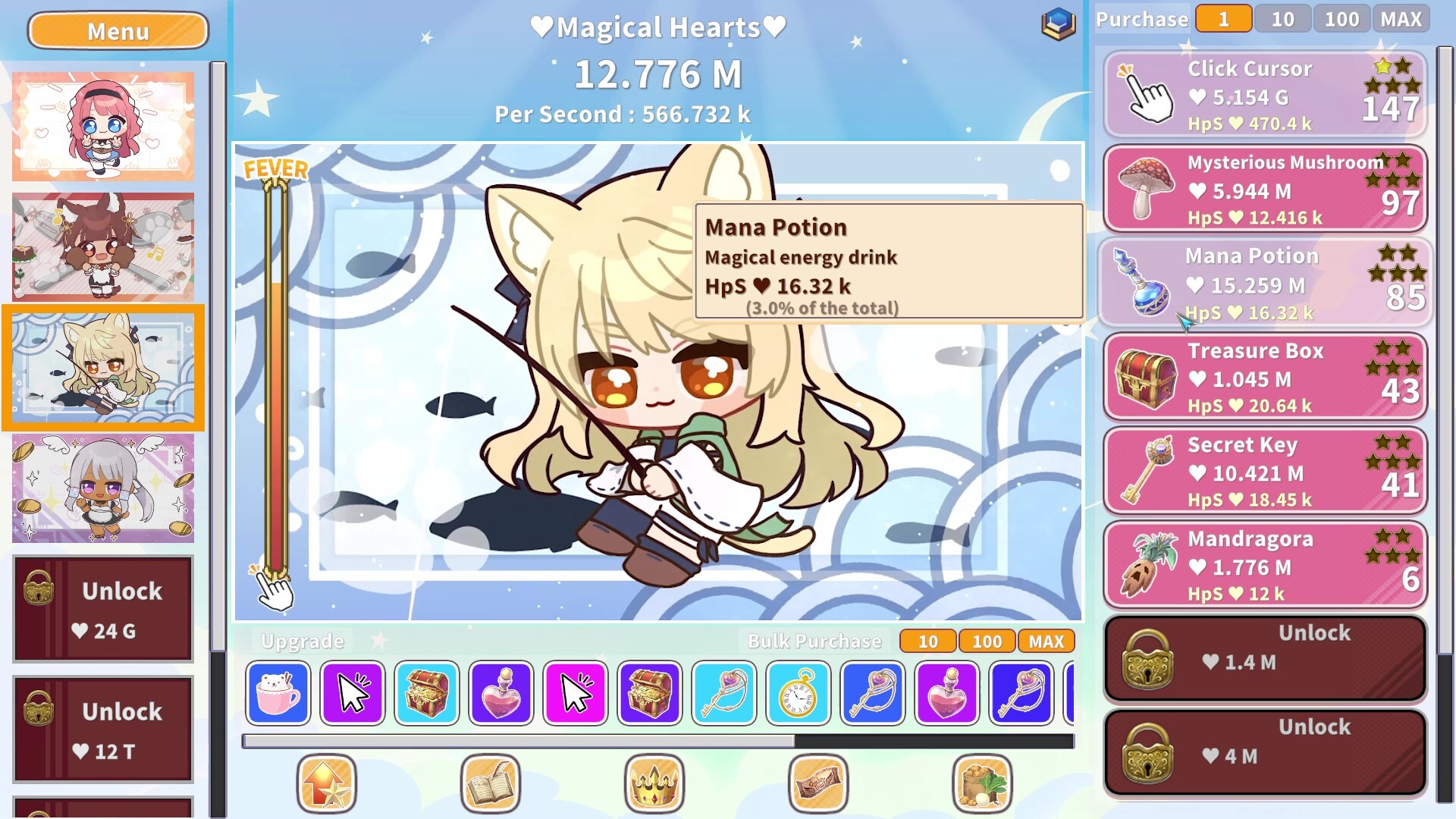 Kawaii Clicker Reborn Screenshot 1