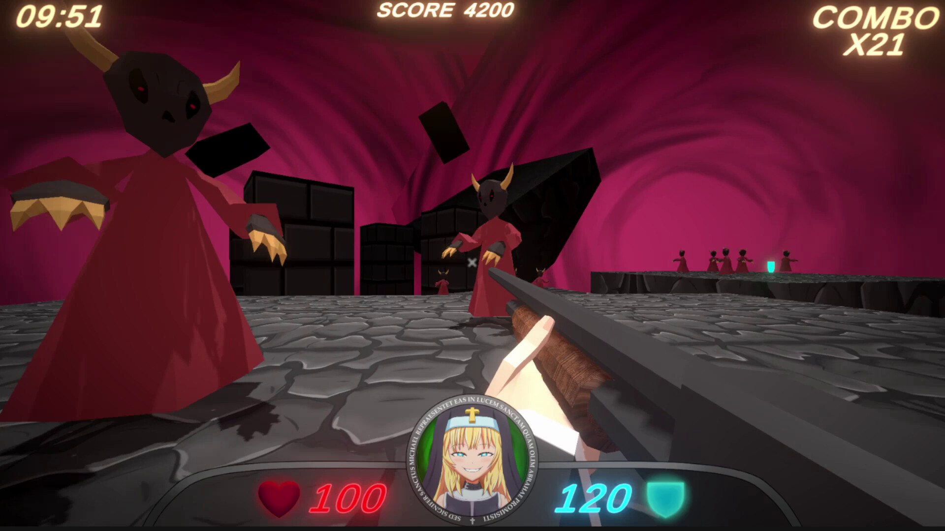 Guns and Nuns: Storming Hell Screenshot 0