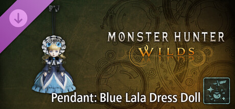 Monster Hunter Wilds - Pendant: Blue Lala Dress Doll