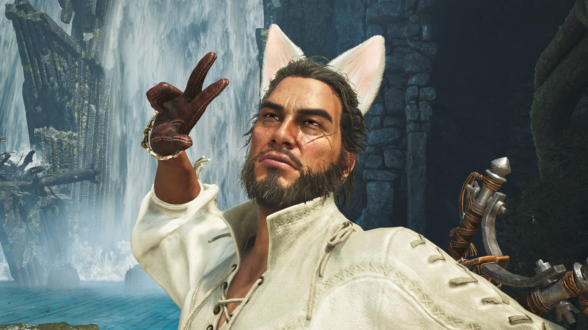 Monster Hunter Wilds - Hunter Layered Armor: Fluffy Ears Screenshot 1