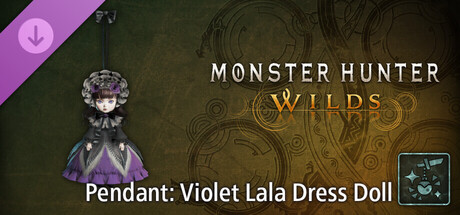 Monster Hunter Wilds - Pendant: Violet Lala Dress Doll