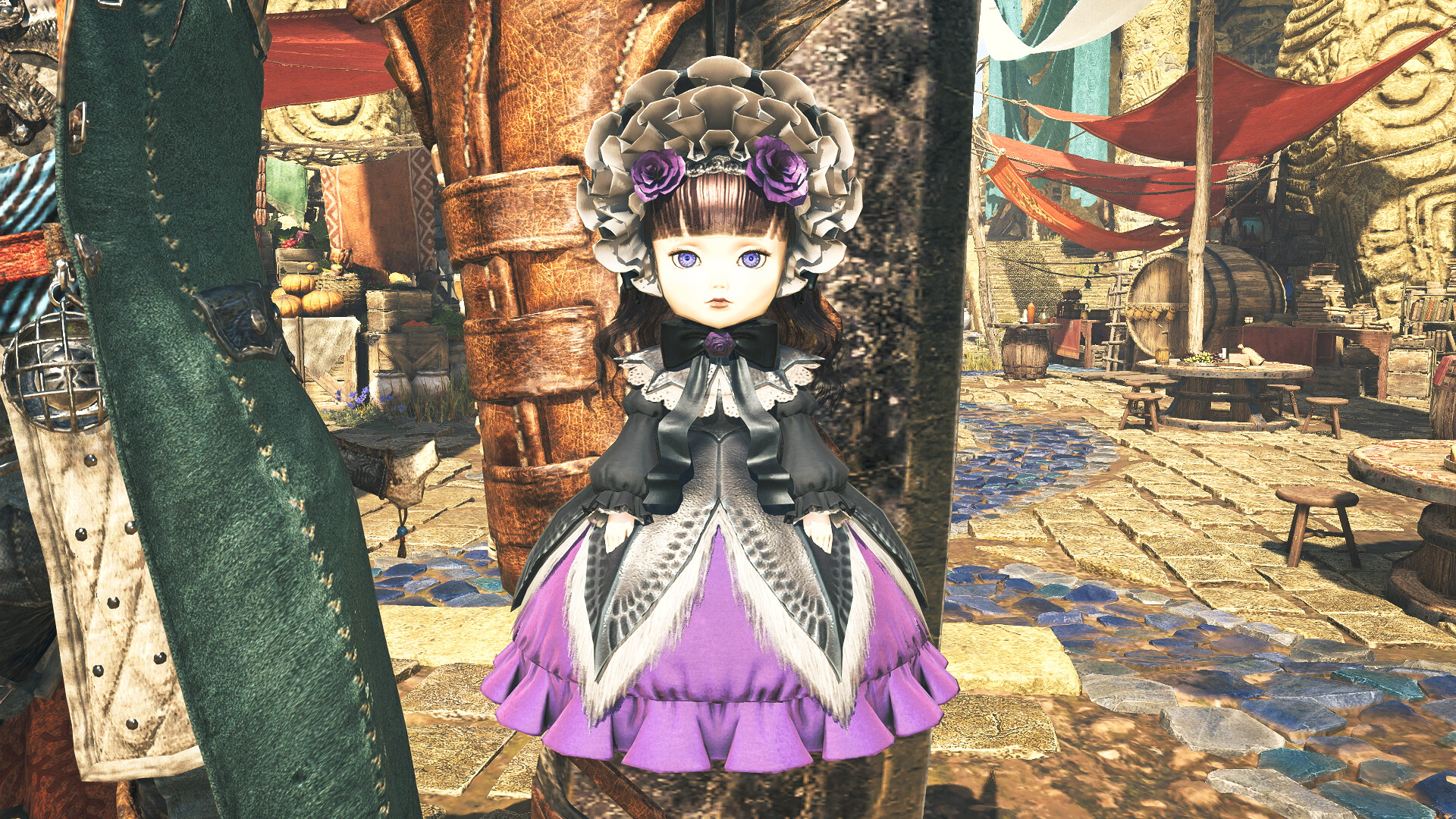 Monster Hunter Wilds - Pendant: Violet Lala Dress Doll Screenshot 0