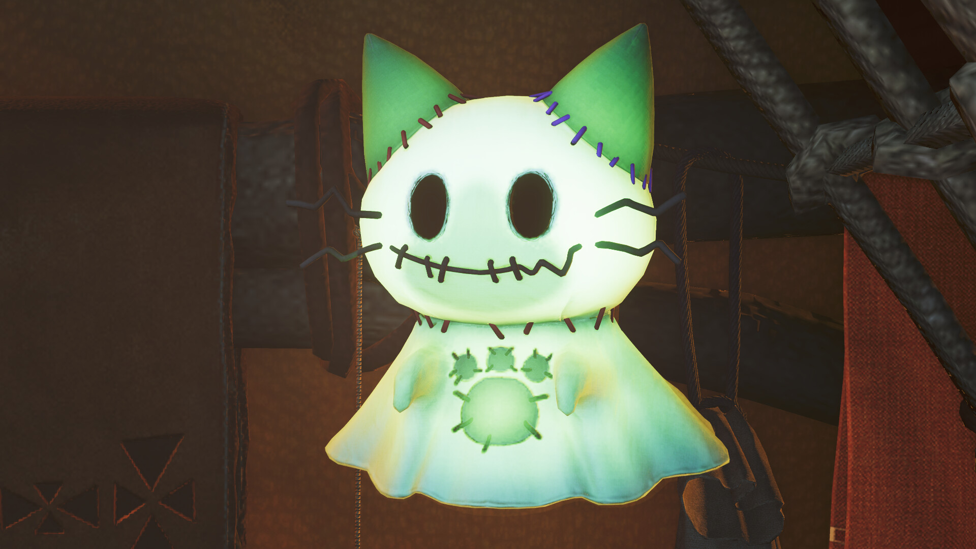 Monster Hunter Wilds - Pendant: Green Poltercat Screenshot 0