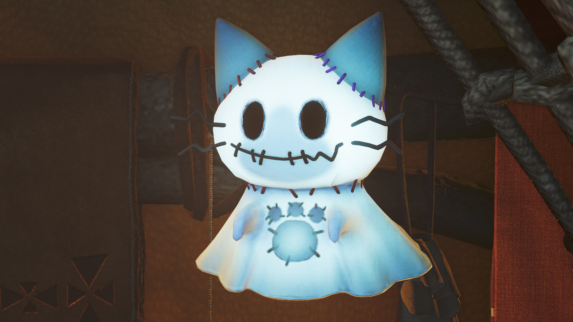 Monster Hunter Wilds - Pendant: Blue Poltercat Screenshot 0