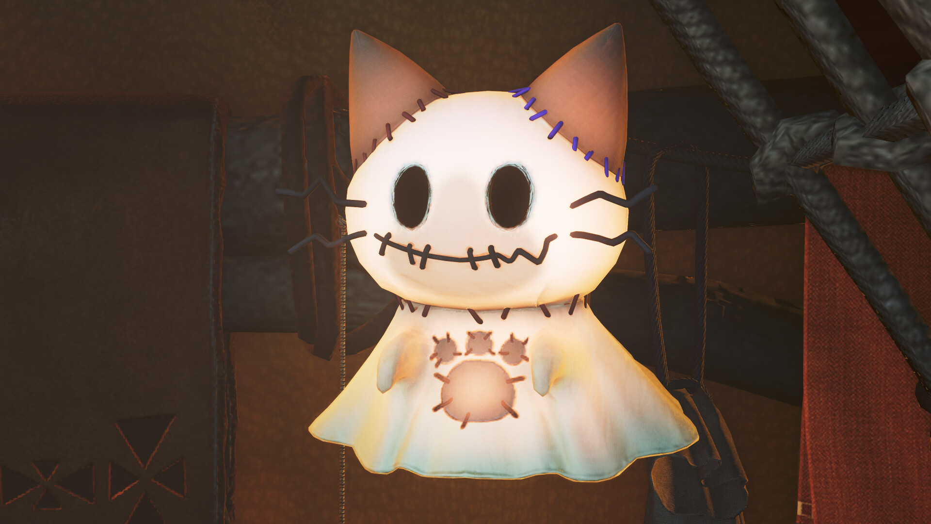 Monster Hunter Wilds - Pendant: Orange Poltercat Screenshot 0