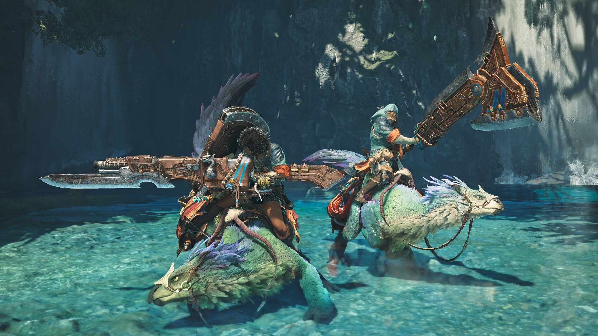 Monster Hunter Wilds - Photo Pose: Seikret Battle-Ready Pose Screenshot 6