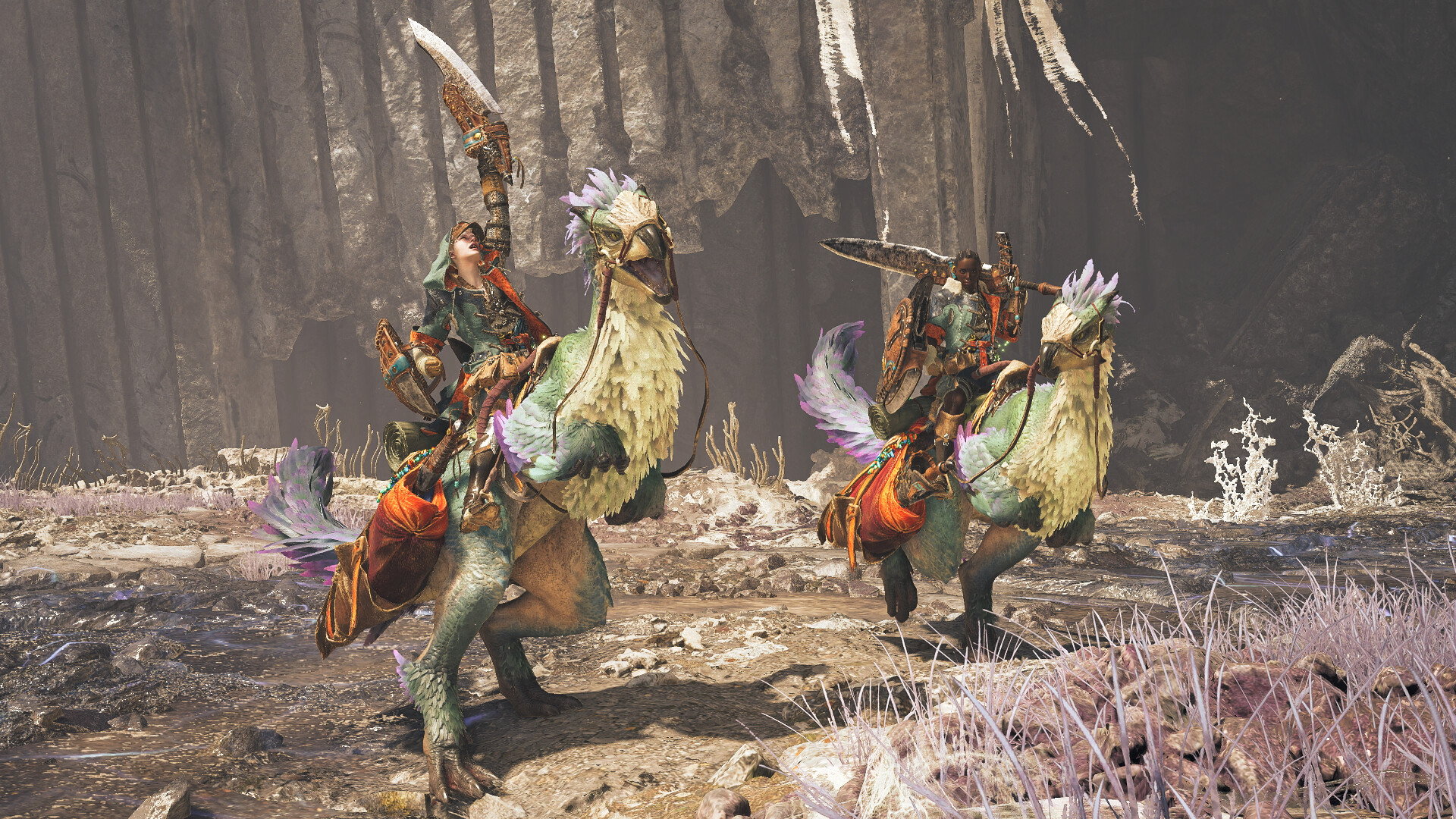 Monster Hunter Wilds - Photo Pose: Seikret Battle-Ready Pose Screenshot 5
