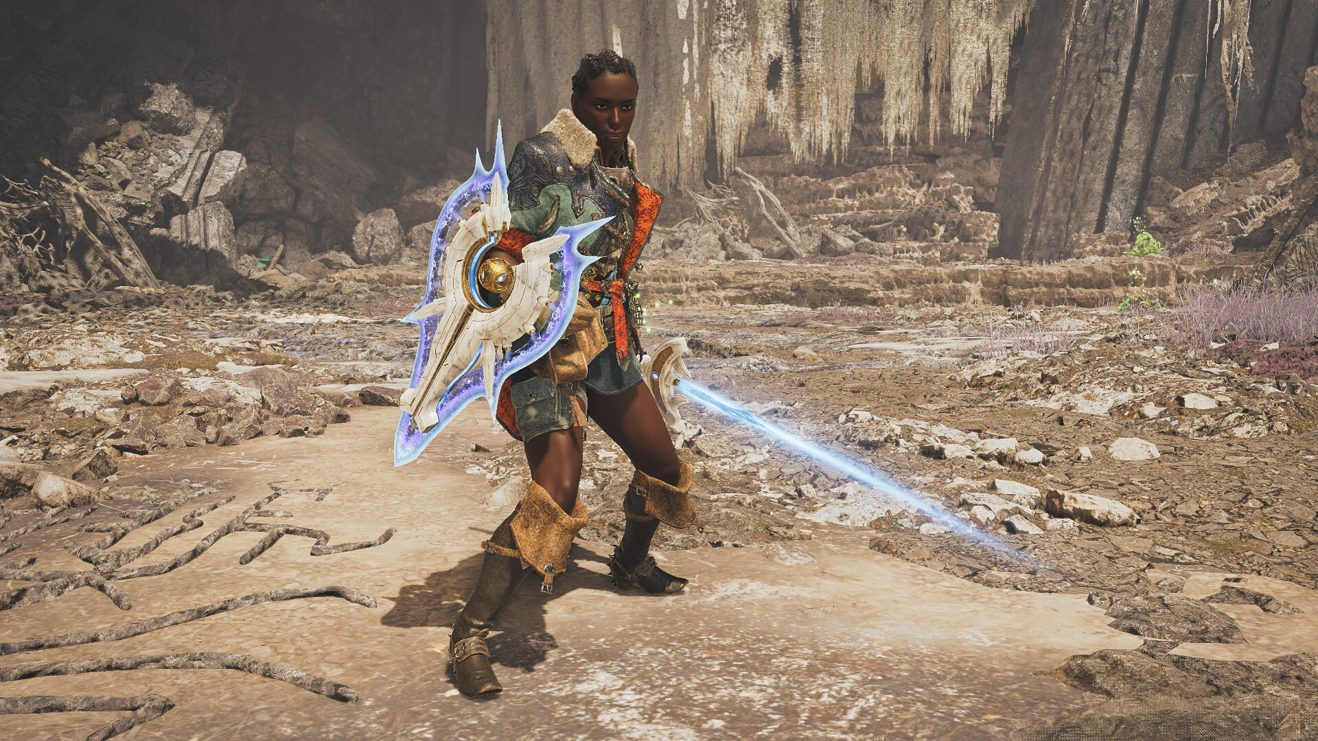 Monster Hunter Wilds - Layered Charge Blade: Cosmoloid Arms Screenshot 0