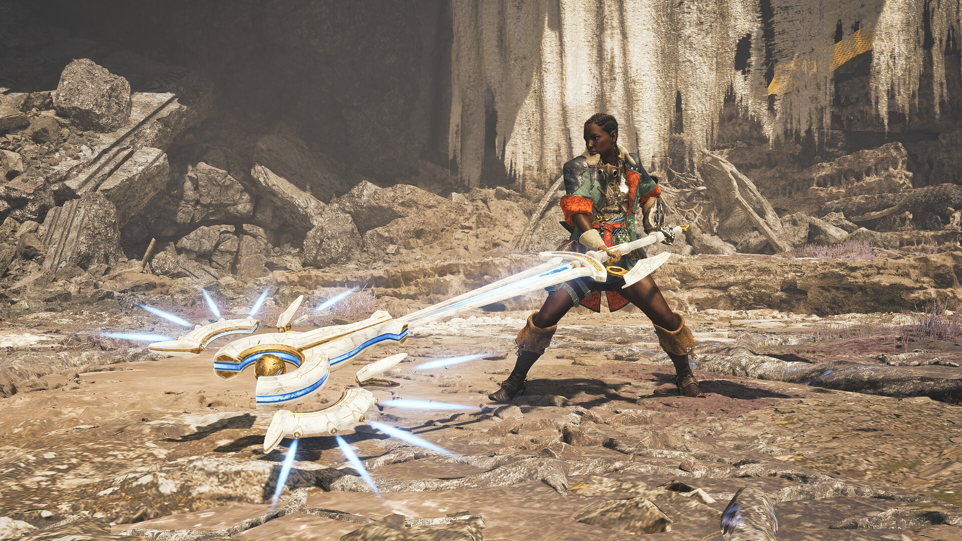 Monster Hunter Wilds - Layered Charge Blade: Cosmoloid Arms Screenshot 1