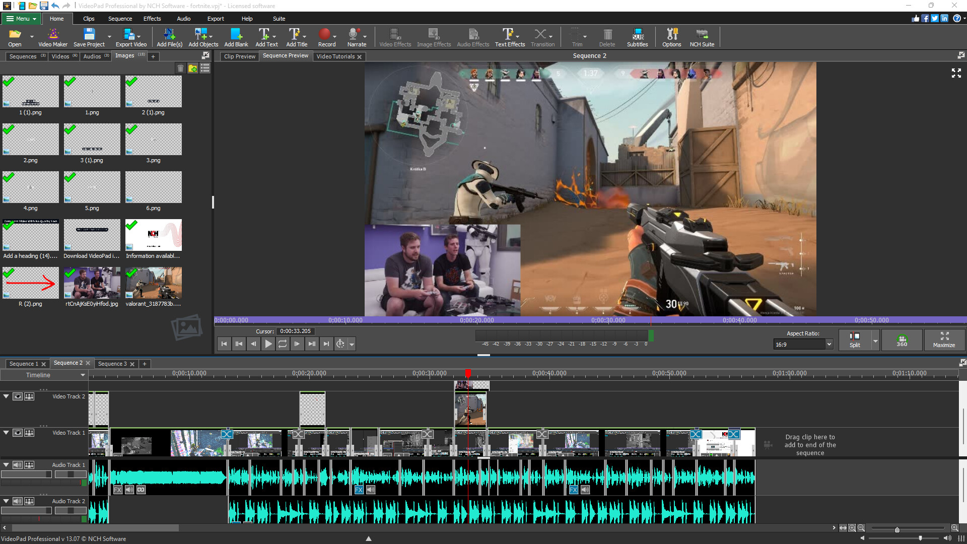 VideoPad Video Editor Screenshot 2