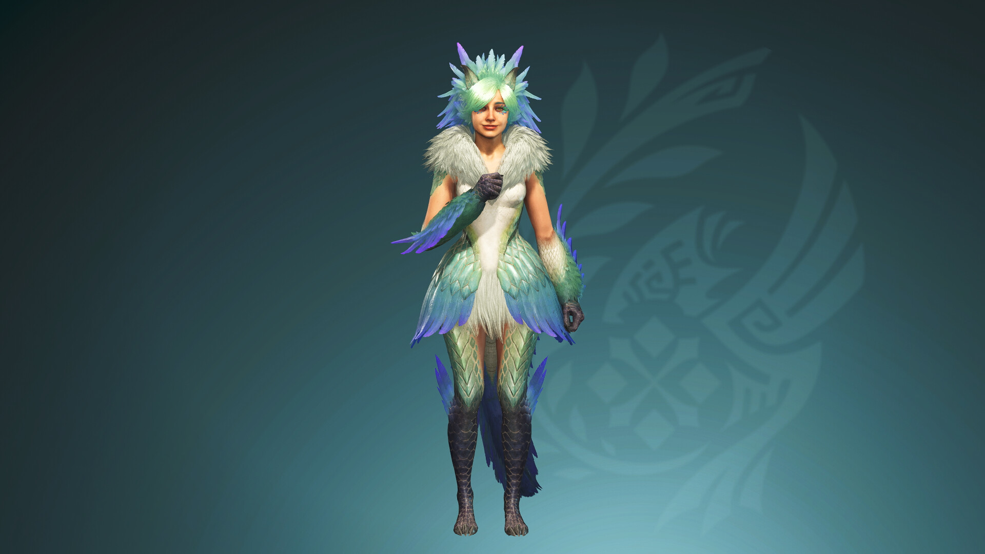 Monster Hunter Wilds - Alma Outfit: Featherskirt Seikret Dress Screenshot 0