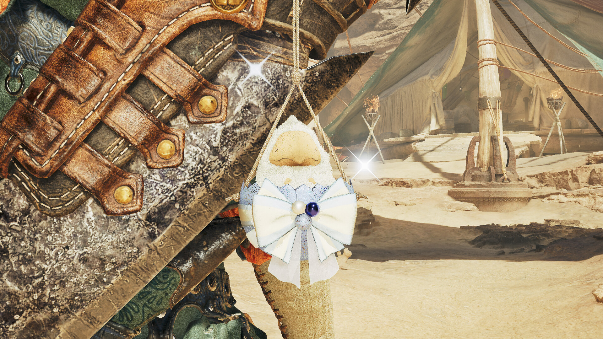 Monster Hunter Wilds - Pendant: Blue Rock-a-Baby Screenshot 0