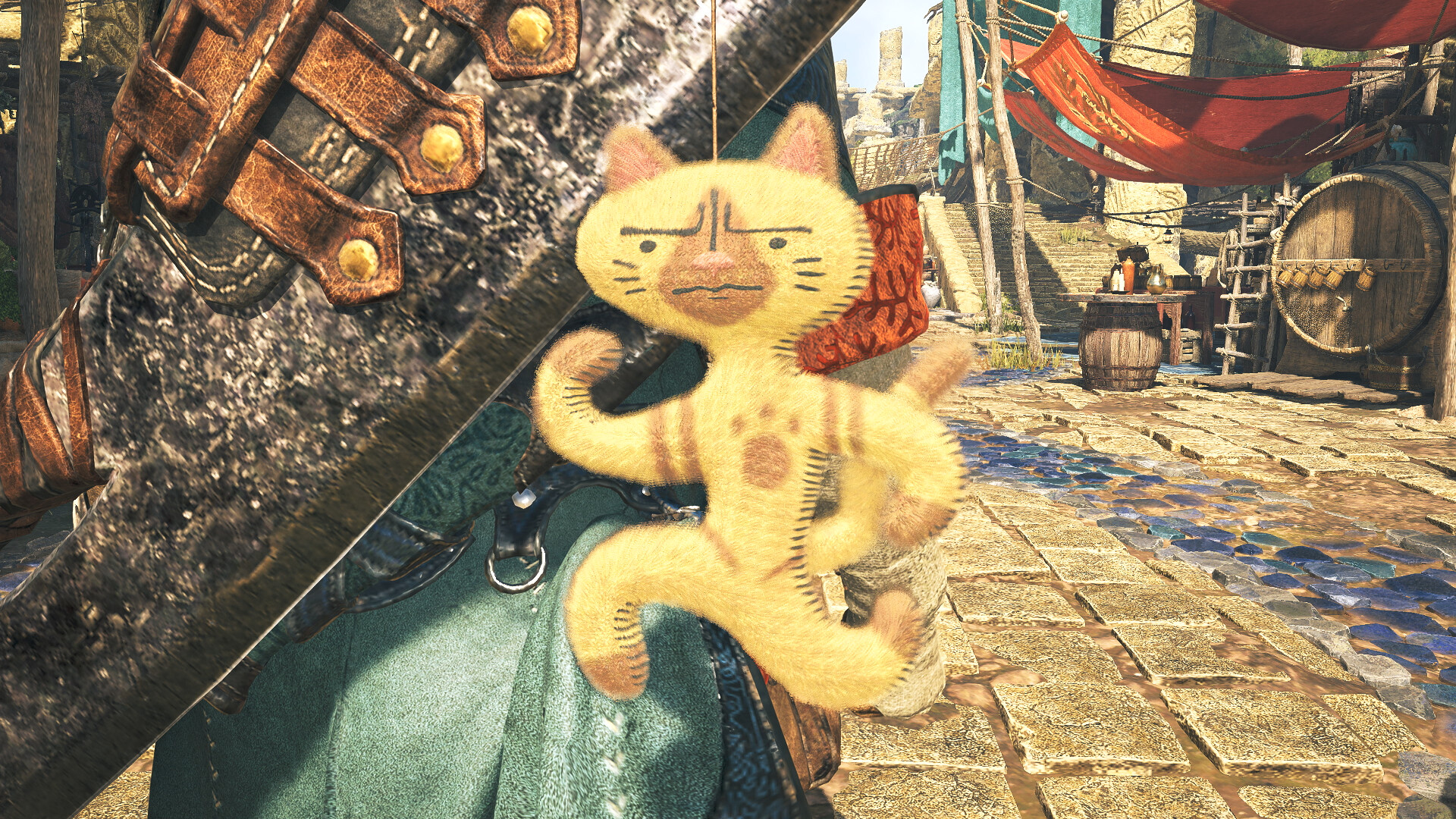 Monster Hunter Wilds - Pendant: White Turntail Screenshot 0