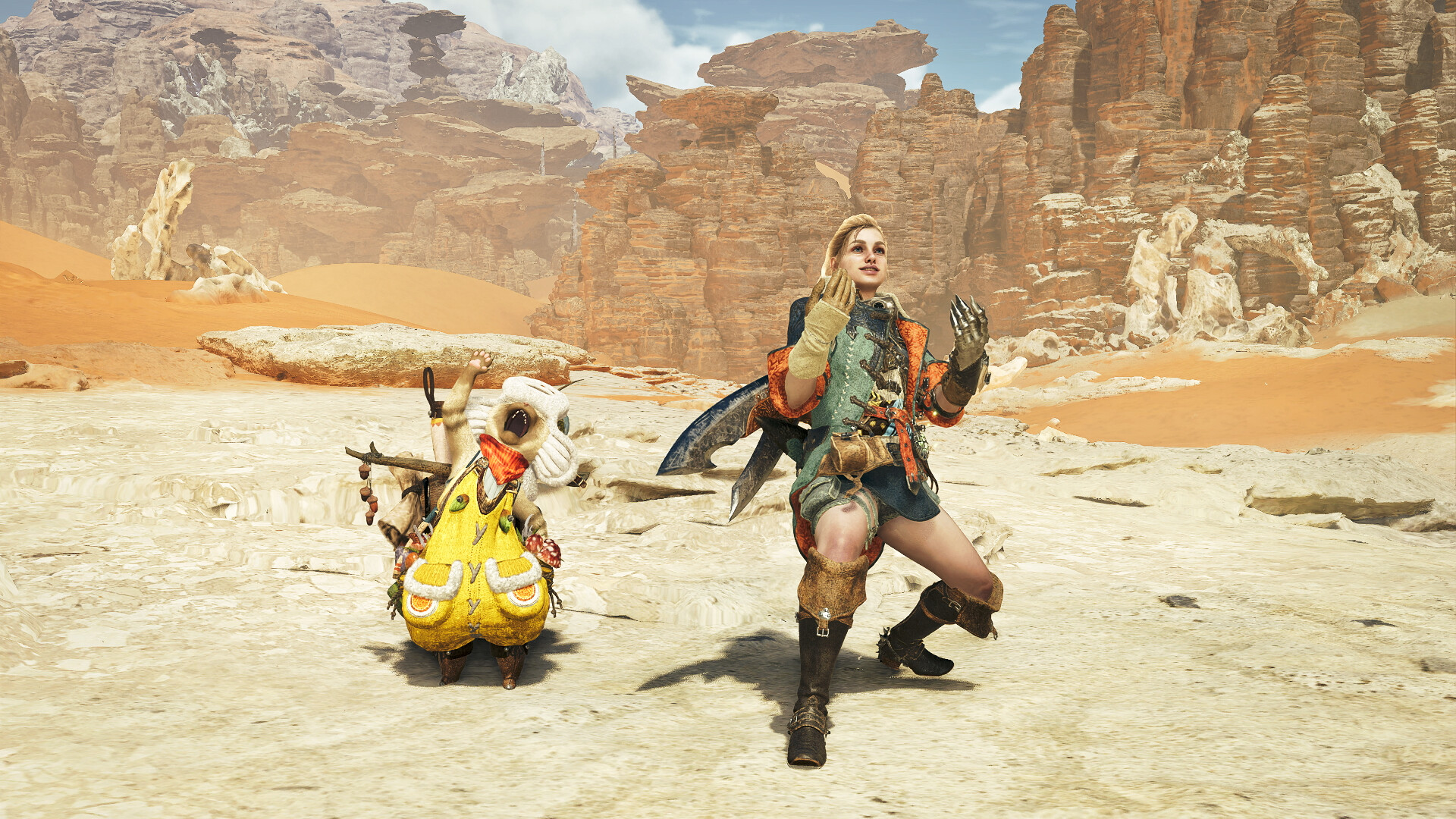 Monster Hunter Wilds - Photo Pose: Adventure Begins Pose 3 & 4 Screenshot 1