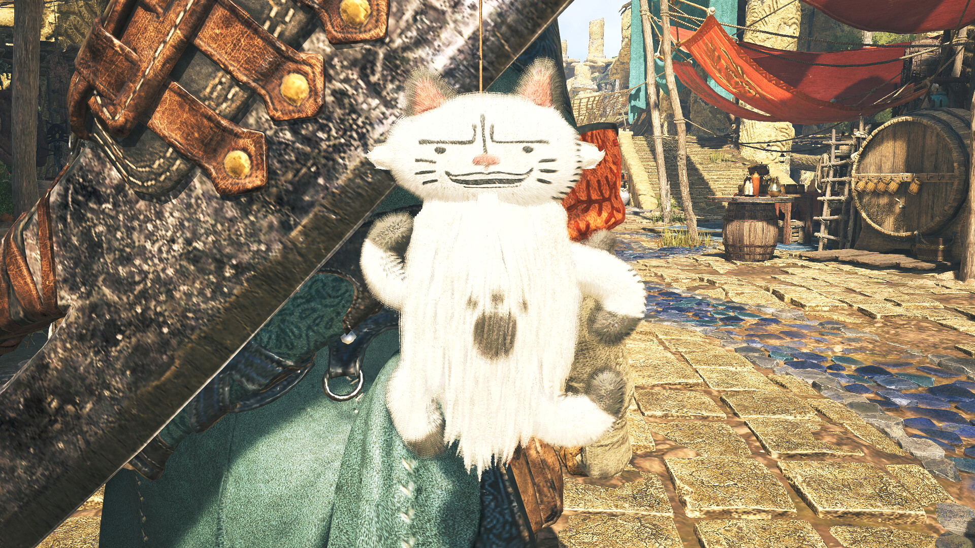 Monster Hunter Wilds - Pendant: White Tubby Turntail Screenshot 0