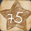 Congratulations for getting 75 points icon