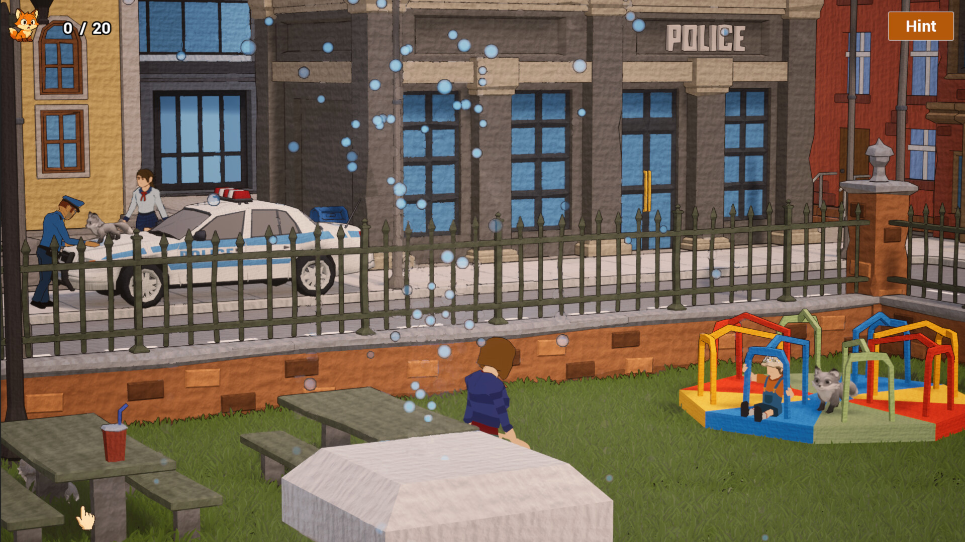 Hide ! lil' foxes Screenshot 0