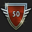 Renowned Pilot. Silver badge icon