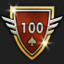 Renowned Pilot. Gold badge icon