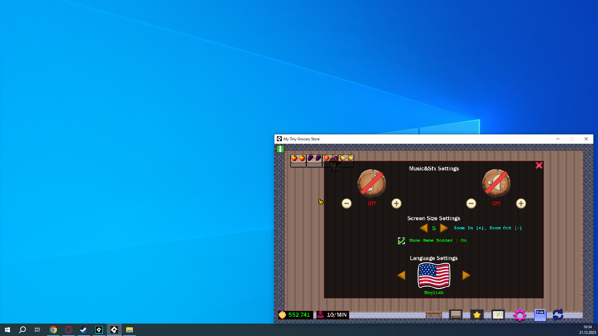 My Tiny Grocery Store - Desktop Idle Supermarket Game Screenshot 2