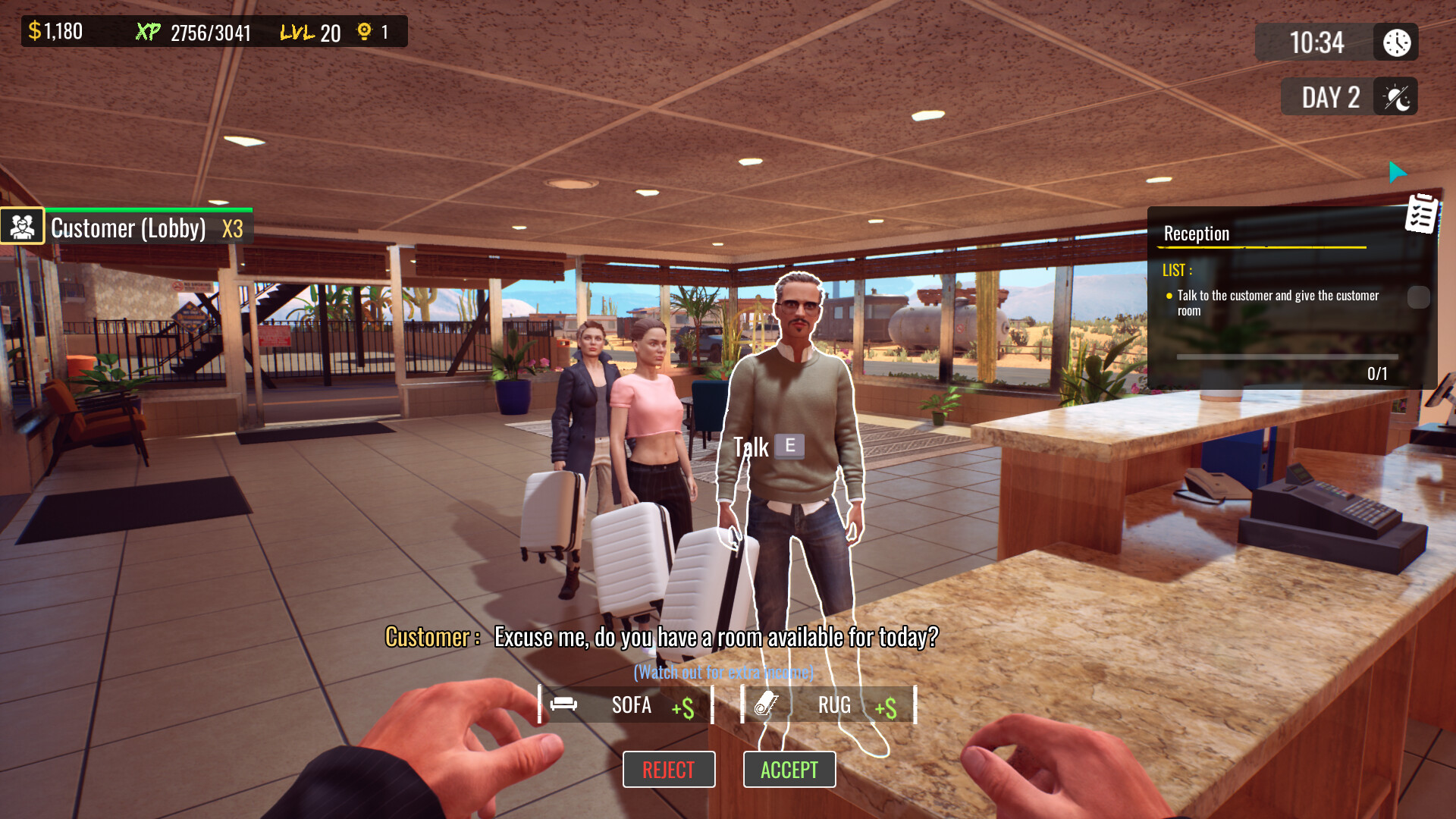 Sunset Motel Screenshot 3