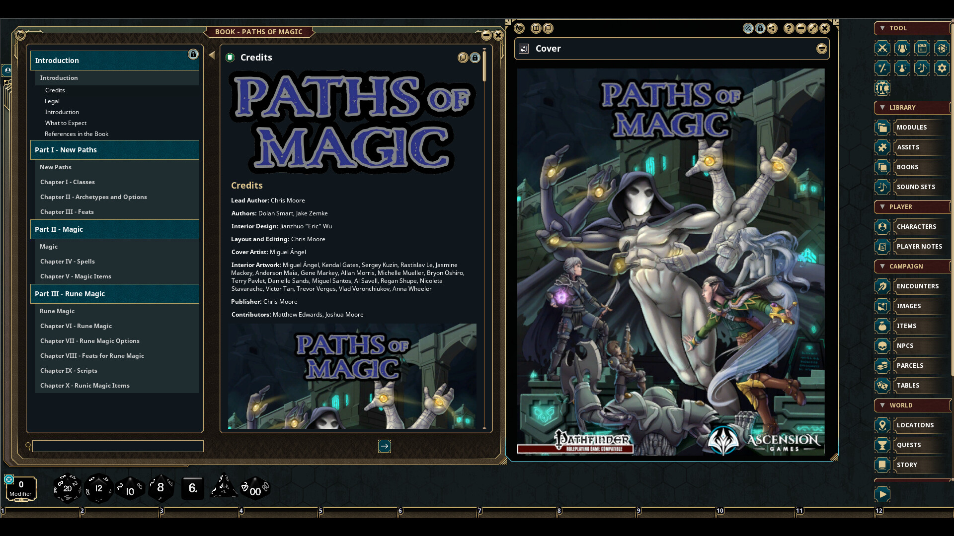 Fantasy Grounds - Paths of Magic Screenshot 4
