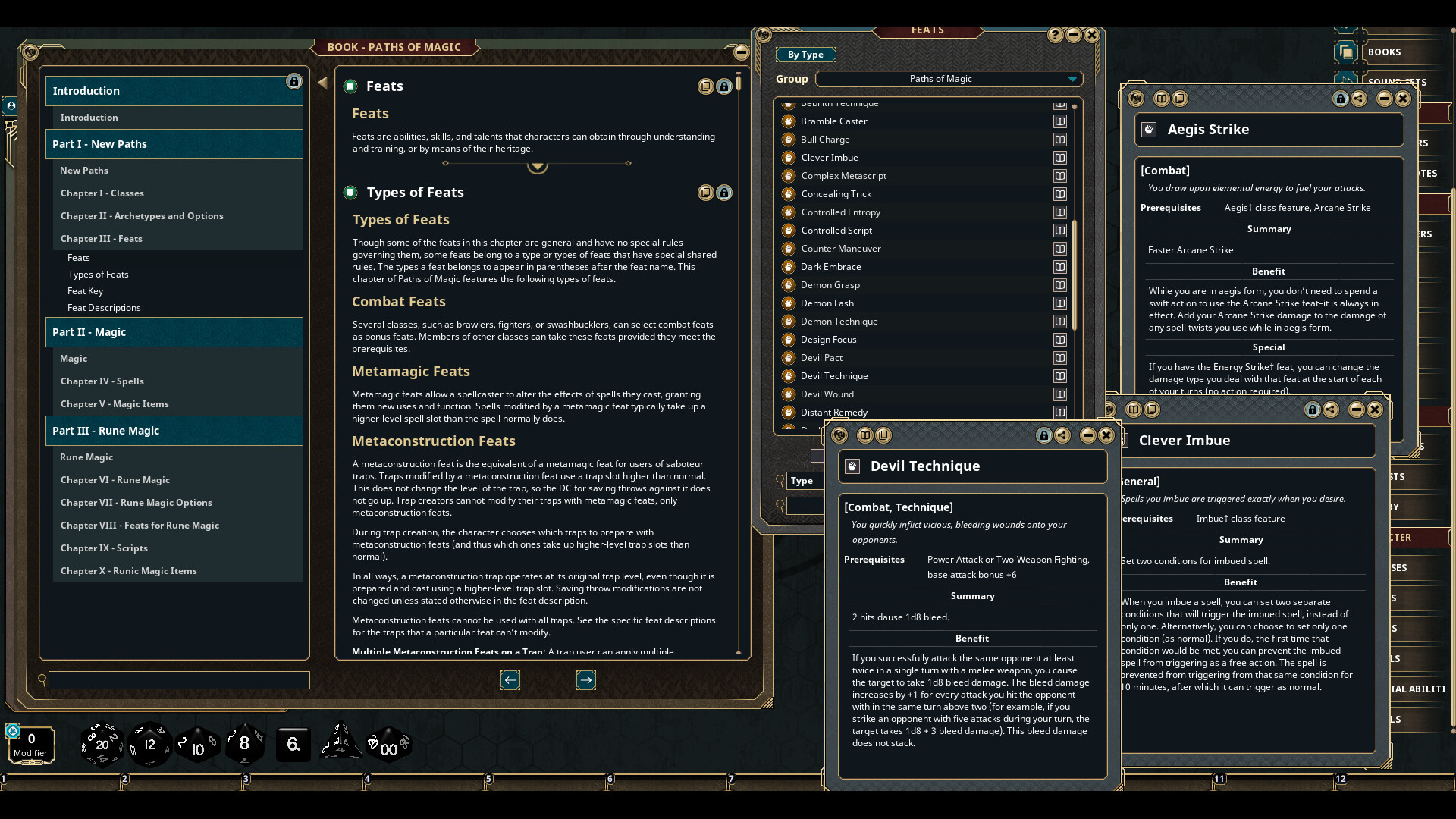 Fantasy Grounds - Paths of Magic Screenshot 1