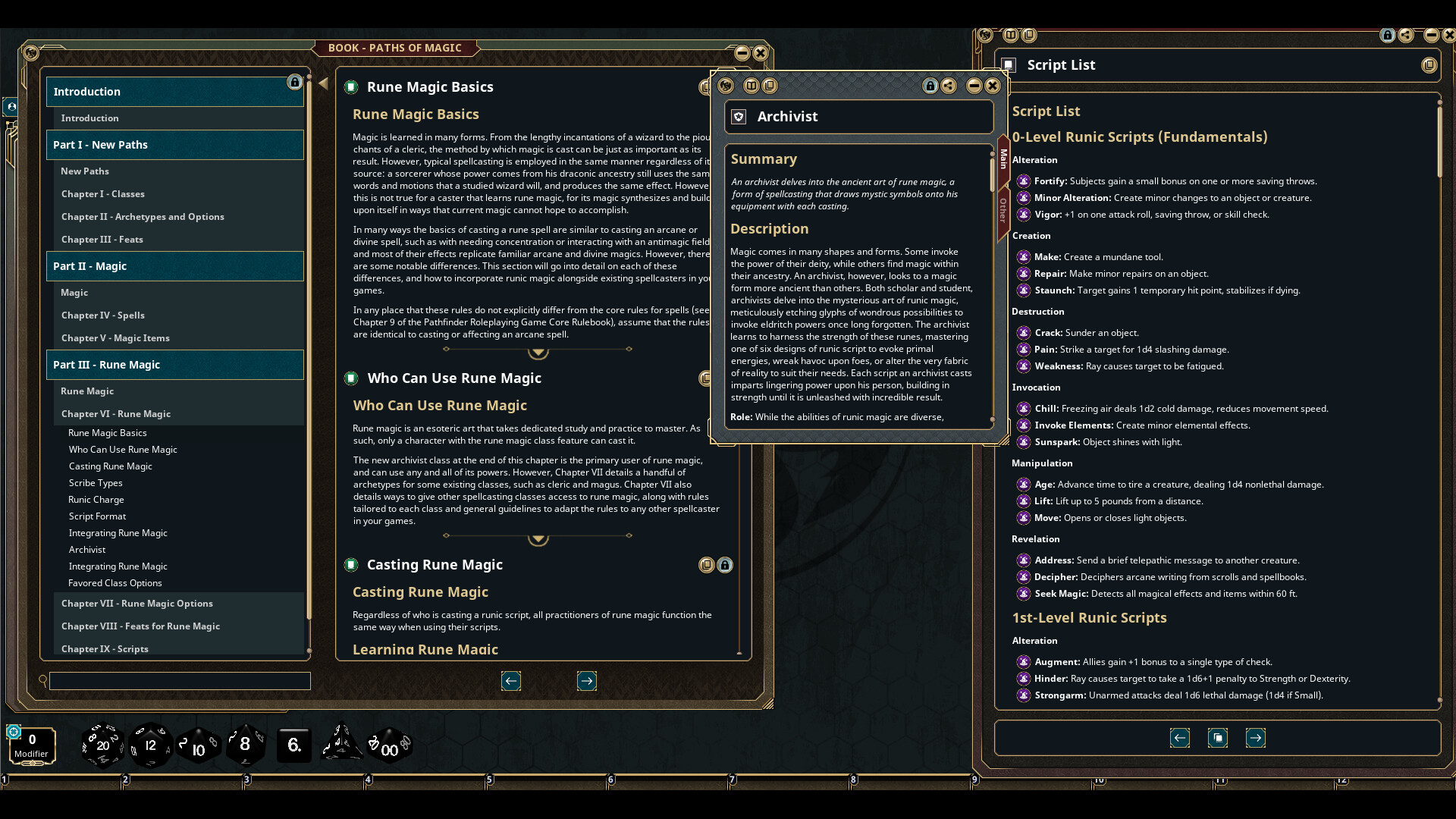 Fantasy Grounds - Paths of Magic Screenshot 0