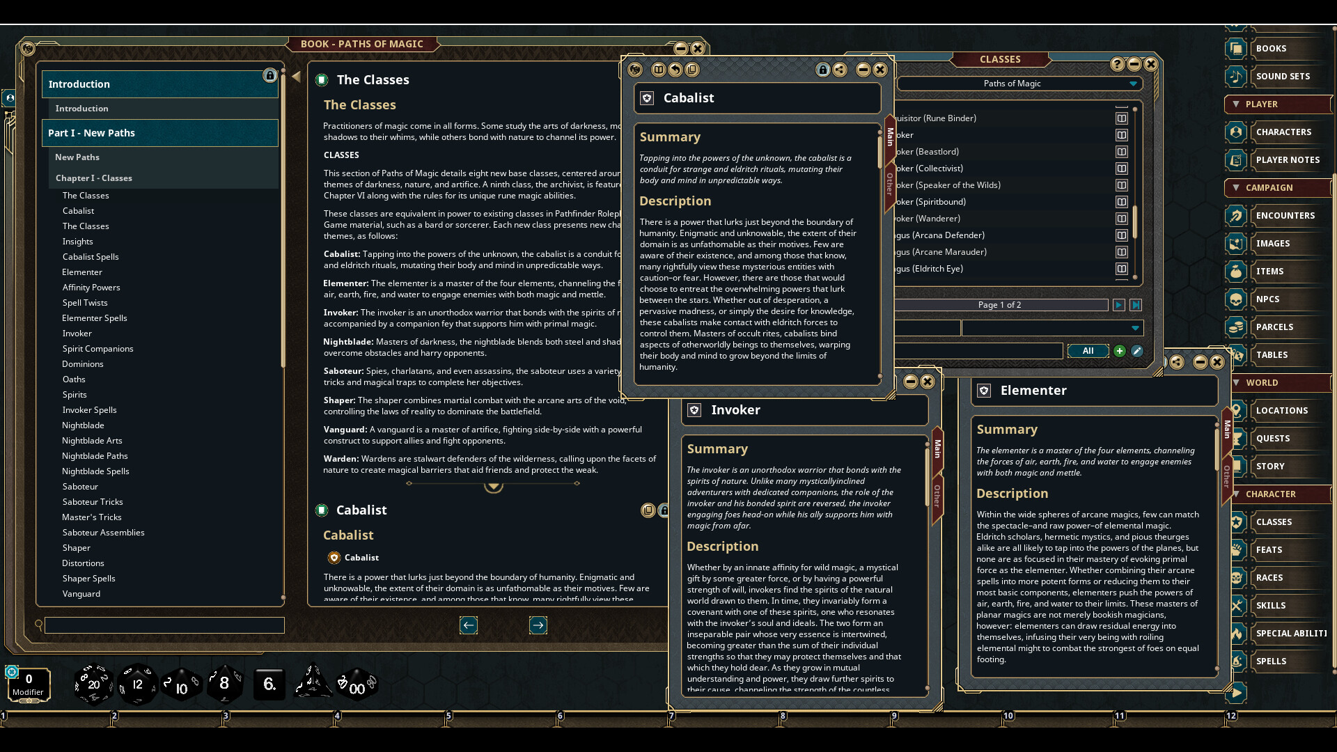 Fantasy Grounds - Paths of Magic Screenshot 3