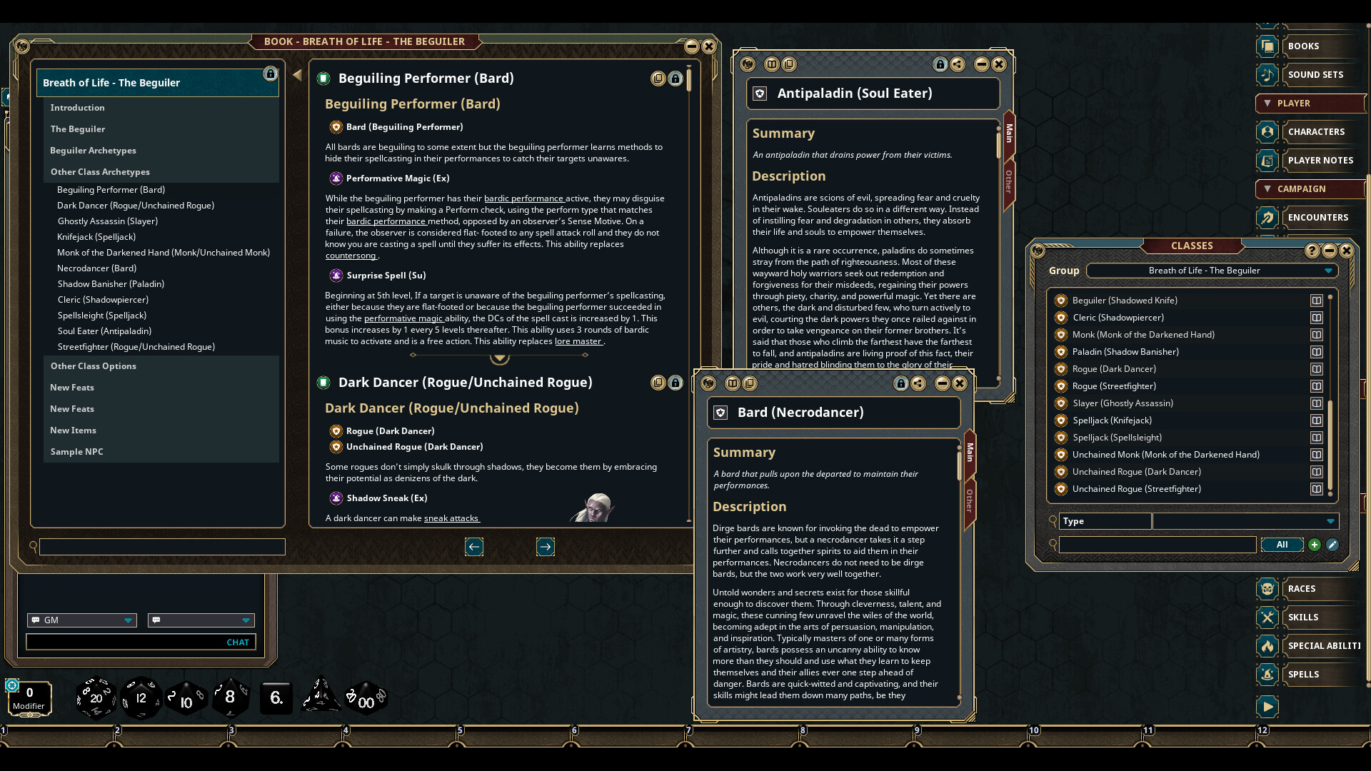 Fantasy Grounds - Breath of Life - The Beguiler Screenshot 2