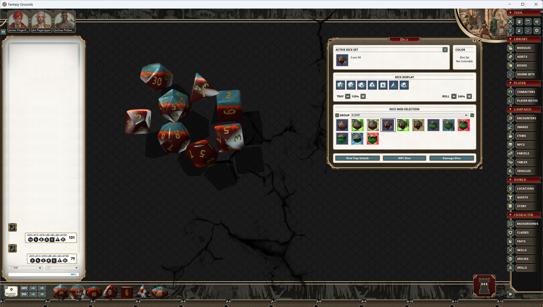Fantasy Grounds - Elixir Dice Pack Screenshot 1