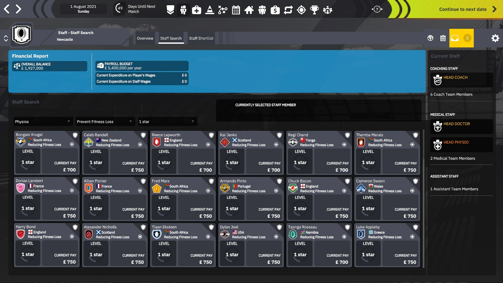 Rugby Union Team Manager 4 Screenshot 46